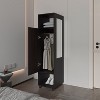 Kumasinova Closet Wardrobe,Wardrobe Closet with Mirror,Door,Open Storage,Armoire Wardrobe Cabinet for Small Bedrooms,Tight Spaces,Dressing Room - 2 of 4