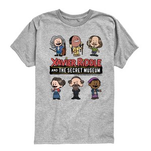 Boys' - Xavier Riddle and the Secret Museum - Historical Grid Short Sleeve Graphic T-Shirt - 1 of 4