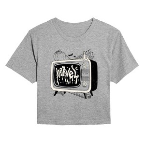 Women's - Marvel - Tv Logo Cropped Graphic T-Shirt - 1 of 4
