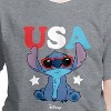 Boys' - Lilo and Stitch - Stitch USA Sunglasses Short Sleeve Graphic T-Shirt - 2 of 4