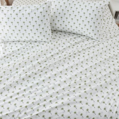 Great Bay Home Coastal Microfiber Wrinkle Resistant Sheet Set