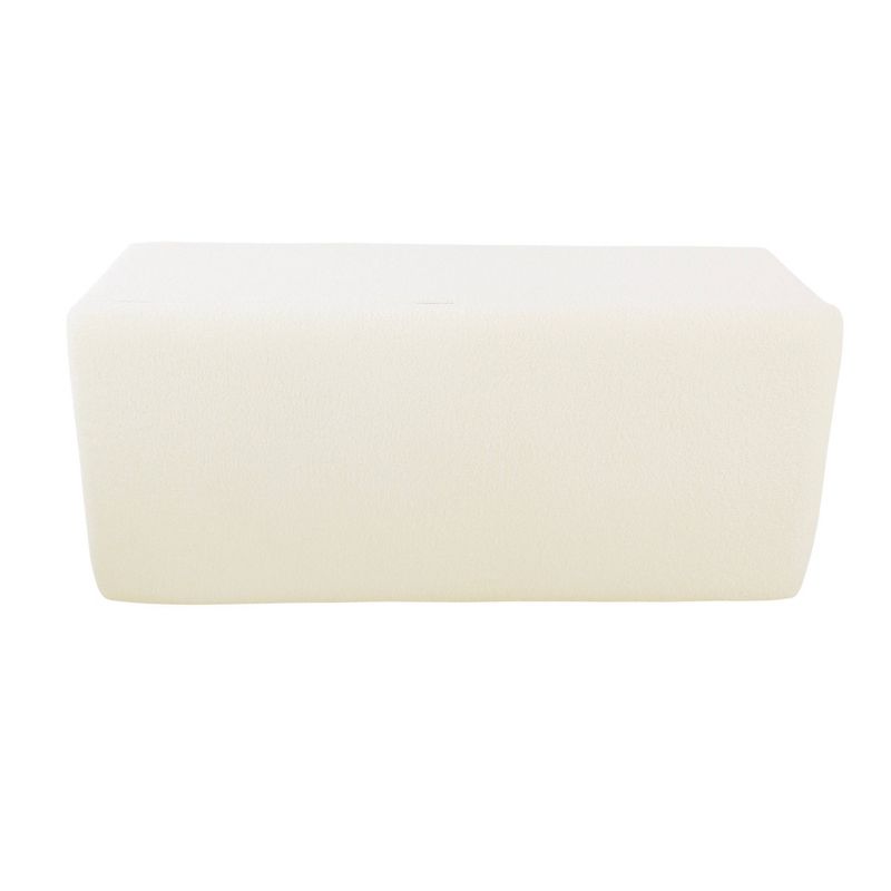 Faux Shearling Storage Bench Cream - HomePop, 3 of 15