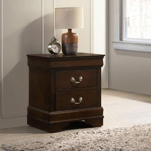 NicBex Nightstand with 2 Drawers,Modern Side Table with Storage Space and Wood Frame,Bedside Table for Bedroom,Living Room - 1 of 4