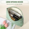 Unique Bargains Corduroy Zipper Makeup Bags and Organizers 1 Pc - 3 of 4
