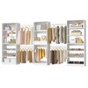 Aheaplus 146" Walk-In Closet Organizer with 6 Hanging Rods, Freestanding Closet System with Drawer - 4 of 4