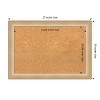 Amanti Art Eva Narrow Framed Corkboard, Natural Cork - 4 of 4