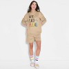 Pride Adult 'Out Loud & Proud' Sweatshirt - Beige - 3 of 3