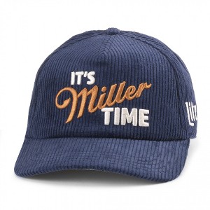 Adult Miller Lite It's Miller Time Embroidered Corduroy Adjustable Hat - 1 of 4