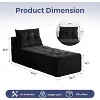 MAXYOYO Modular Sectional Sofa Couch, Sleeper Chair Modern Boneless Couch for Living Room, No Assembly Required - 3 of 4