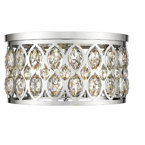 Z-Lite Dealey 5 - Light Flush Mount in  Chrome - image 1 of 4