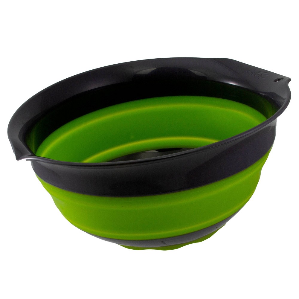Squish 5qt Collapsible Bowl Green/Gray