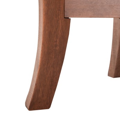 Eucalyptus Wood Payden 50" Natural Finish Outdoor Coffee Table