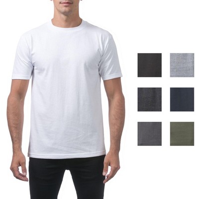 Pro Club Men's Comfort Cotton Short Sleeve Crew Neck T-Shirt, Relaxed Fit
