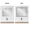 Amanti Art Mirror Makeover Bathroom Mirror Frame Border Kit - Fully Assembled Peel and Stick Frame - Mirror NOT Included - Flair Trim - 4 of 4
