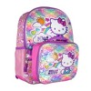Sanrio Hello Kitty Backpack 5 Piece Set Lunch Bag Cinch Bag Gadget Case Water Bottle - 2 of 4