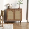 Norbert 32"Tall+2-Door Accent Cabinet with 2 Adjustable Shelves|KARAT HOME - 2 of 4