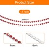 Unique Bargains Shiny Crystal Rhinestone Close Chain Trim for Sewing Jewelry Making - 2 of 4