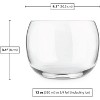 Final Touch Revolve Spinning Cocktail Glass Set of 2 - 4 of 4