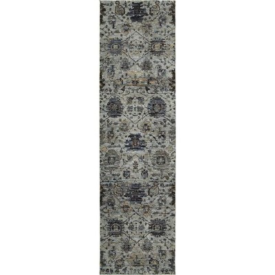 Oriental Weavers Andorra 7120A Blue/ Navy Indoor Area Rug - 2'6" x 12'