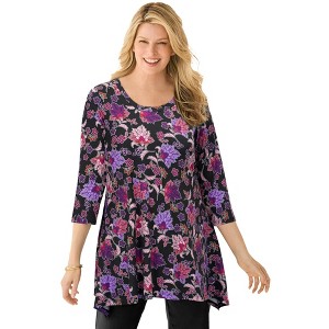 Woman Within Swing Hem Tunic - 1 of 4