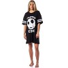 The Nightmare Before Christmas Women's Pumpkin King Jack Skellington Nightgown Sleep Shirt Pajama Black - 2 of 4