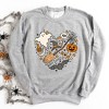 Simply Sage Market Women's Graphic Sweatshirt Halloween Heart - 3 of 4