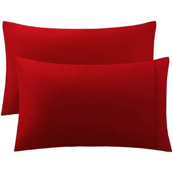 PiccoCasa 2 Pcs 100% Cotton Envelope closure design Washable Pillowcases