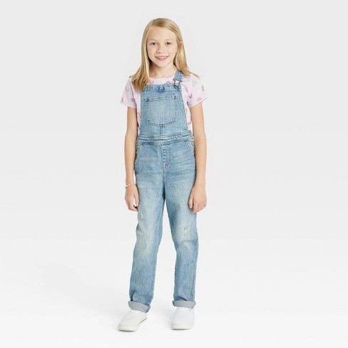 Adorable Pink Denim Overalls - All Bottoms