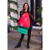 HalloweenCostumes.com One Size Fits Most   Christmas Light Bulb Adult Costume, Green/Red - 4 of 4