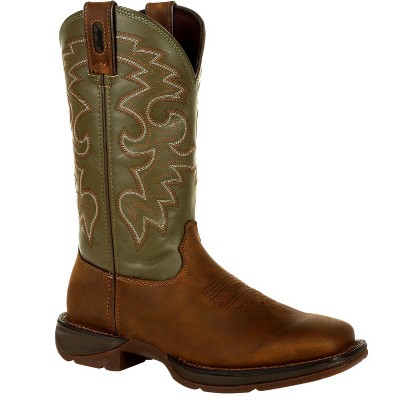 Men's Rebel by Durango Coffee & Cactus Pull-On Western Boot
