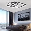 YIYIBYUS Contemporary LED Ceiling Light, Flush Mount Ceiling Lamp for Dining Living Room - 2 of 4