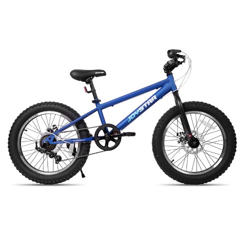 JOYSTAR Fat Tire Mountain Bike for Kids 20 Blue