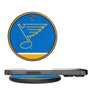 NHL Western Conference Teams Stripe 15-Watt Wireless Charger - 1 of 4