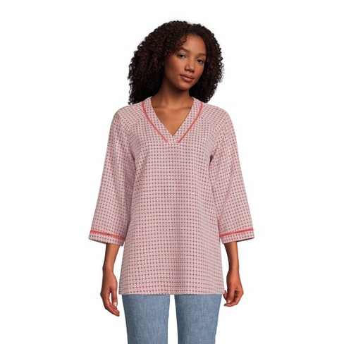 Women's 3/4 Sleeve Peasant Tunic