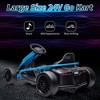 Kids Electric Riding Go Kart, 24V 9Ah Battery 250W*2 Motors, 8MPH High Speed Drifting Car,  Riding Toy for Kids 8-12 Years - 4 of 4