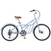 Gulches Adult Commuter Bike 24 Inch, Steel Frame, Shimano 6-Speed, Double Disc Brakes, Multiple Colors, Comfort-Commuter Hybrid - 3 of 4