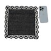 CTM Women's Twilight Beauty Black Lace Handkerchief - 4 of 4