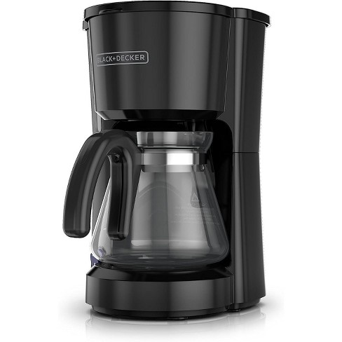 BLACK DECKER CM0700B 4 in 1 5 Cup Coffee Station Coffeemaker Light Black