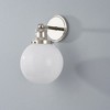 Mitzi Beverly 1 - Light Wall Light in  Polished Nickel Opal Glossy Shade - 3 of 3