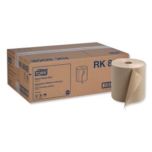 Tork Universal Hardwound Roll Towel, 1-Ply, 7.88" x 800 ft, Natural, 6/Carton - 1 of 4