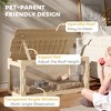 Aortzio 39"W Wooden&Air Vents&Openable Roof Hamster Cage with Play Area - 3 of 4