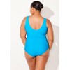 Swimsuits for All Women's Chlorine Resistant High Neck One Piece Swimsuit (Plus Sizes Available) - 3 of 4