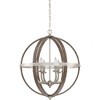 Quoizel Lighting Fusion 6 - Light Chandelier in  Brushed Nickel - image 3 of 4