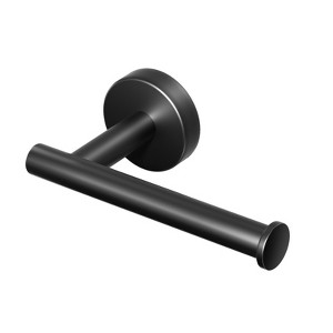 VEVOR Toilet Paper Holder, Fits Mega Rolls Size, Premium Stainless Steel Rustproof Material, Wall Mounted with Screws, Matte Black - 1 of 4