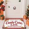 ACEPANO 3-Piece Candy Cane Lane Christmas Doormat Set for Front Door, Kitchen & Holiday Decor - 2 of 4