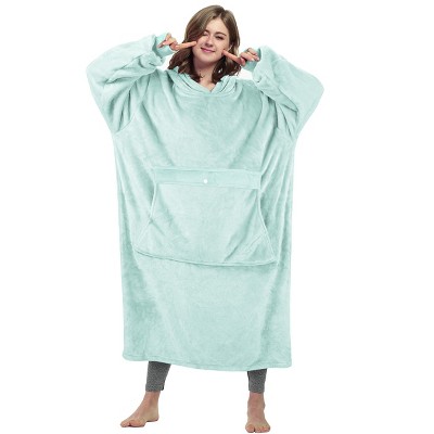 Catalonia Womens' Full Body Oversized Blanket Hoodie Sweatshirt, Extra Long Wearable Fleece Pullover, Gift for Women Wife Girlfriend
