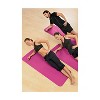 AIREX Fitline 140 56 x 23 Inch Ultra Cushioned Closed Cell Foam Workout Fitness Mat with 2 Hanging Grommets for Convenient Wall Storage, Pink - 3 of 3