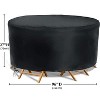 Akefit Round Patio Table Cover Waterproof Heavy Duty Outdoor Furniture Protector Dust Rain Snow - 2 of 4