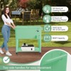 Karl Home 80 QT Patio Cooler Cart - 4 of 4