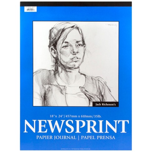 School Smart Newsprint Drawing Paper, 30 lb, 8-1/2 x 11 Inches, 500 Sheets